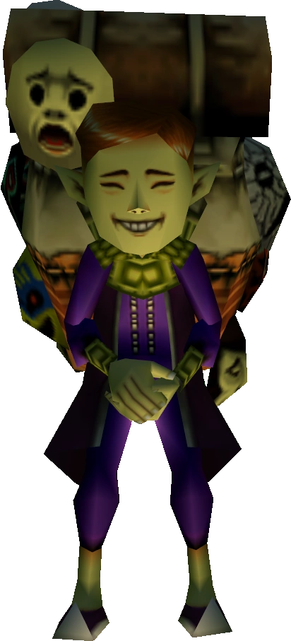 Happy Mask Salesman